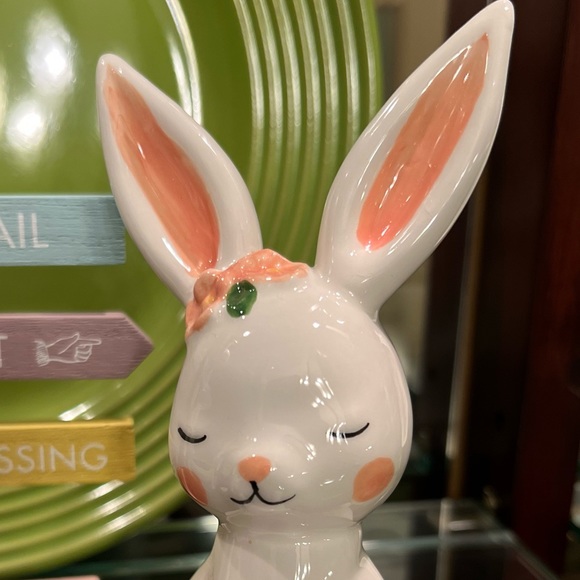 Cutest Bunny Set of 3 Perfect Spring Easter Decor NEW Girl & Boy Bunny Unique - Picture 8 of 16